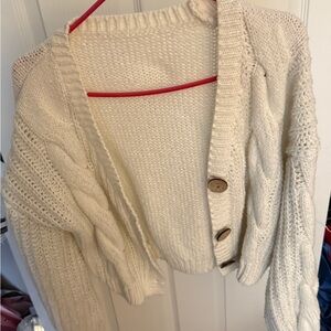 Cozy Cream Knit Cardigan
